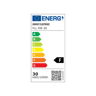 LED fényvető, mozgásérzékelős, 30W, 2400 lm, IP65 - FLL PIR 30